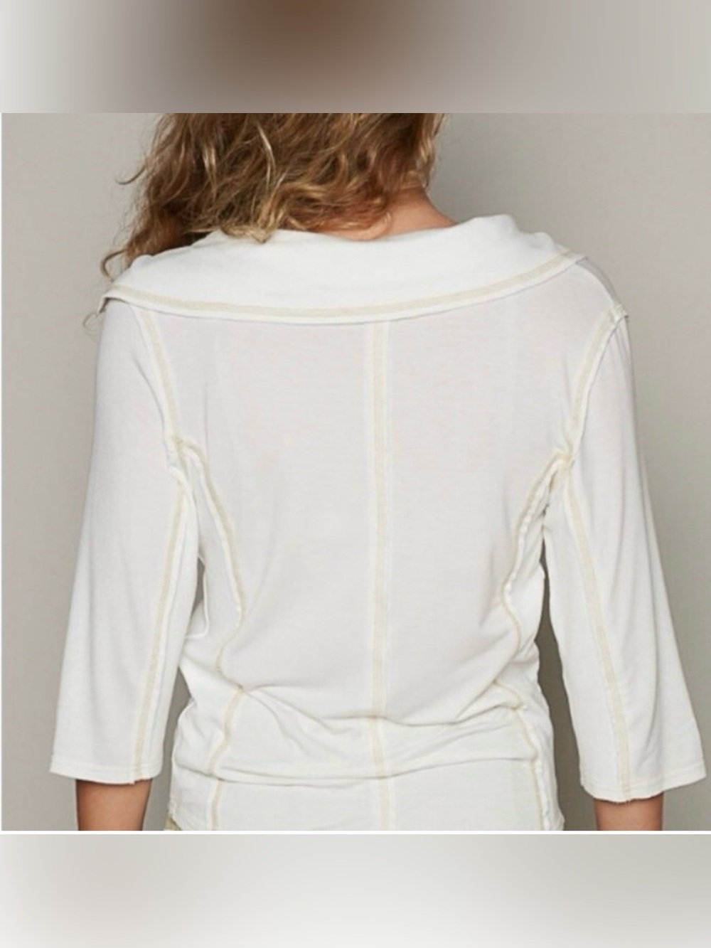 NWOT POL Ribbed Top Size Large - Picture 4 of 8